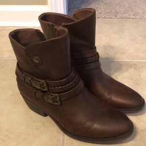 Brown ankle boots